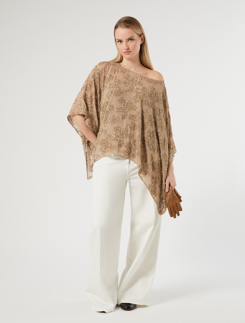 Chiffon poncho - Marina Rinaldi
