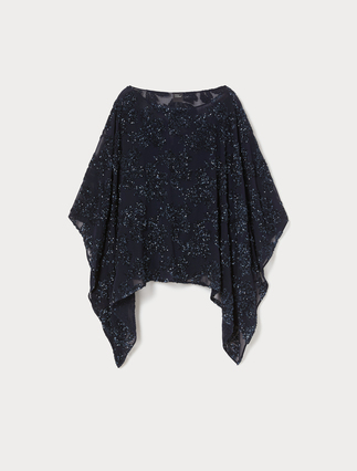 Chiffon poncho - Marina Rinaldi