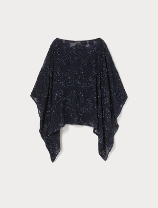 Chiffon poncho - Marina Rinaldi