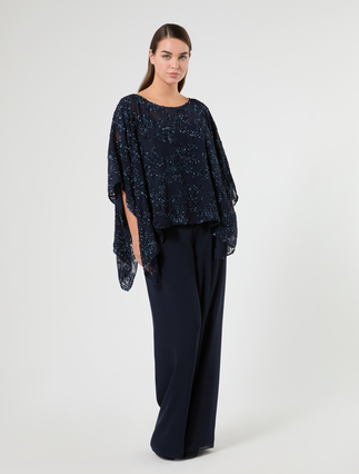 Chiffon poncho - Marina Rinaldi