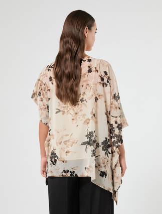 Georgette poncho and top - ICE - Marina Rinaldi - 4