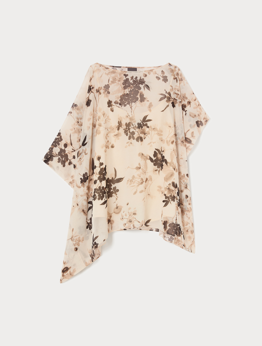 Georgette poncho and top - ICE - Marina Rinaldi