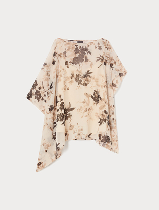 Georgette poncho and top - Marina Rinaldi