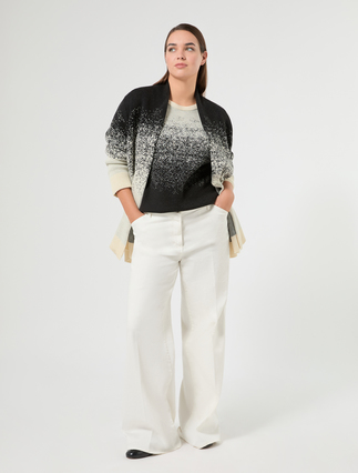 Giacca in maglia jacquard - Marina Rinaldi
