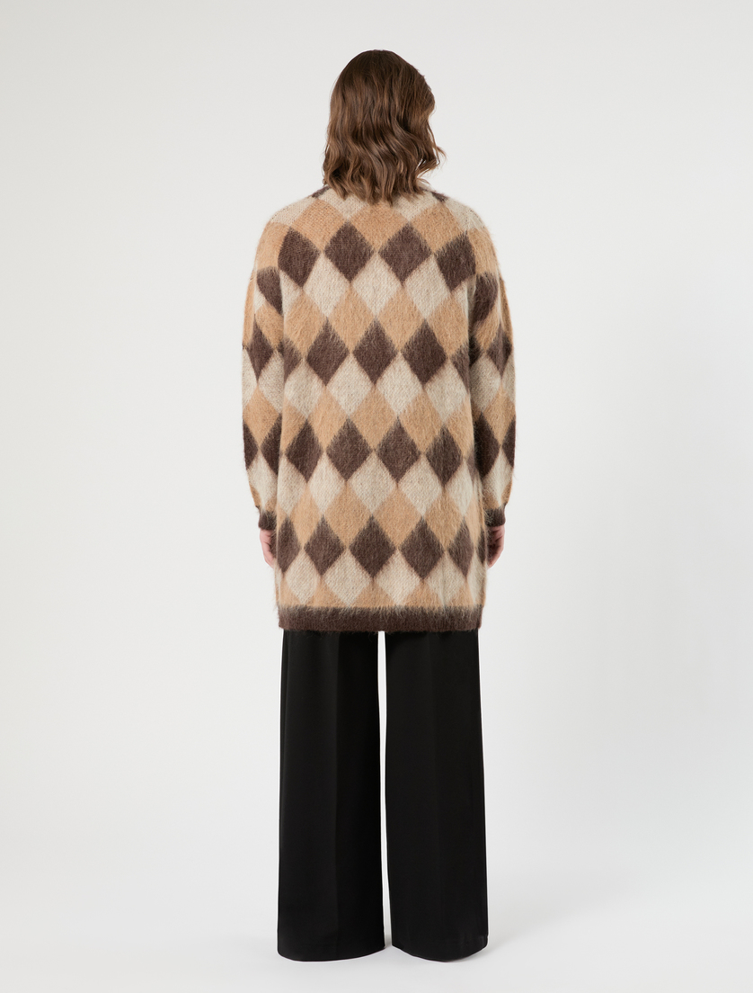 Mohair-blend maxi cardigan - BISCUIT - Marina Rinaldi - 4