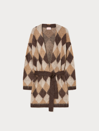 Mohair-blend maxi cardigan - Marina Rinaldi