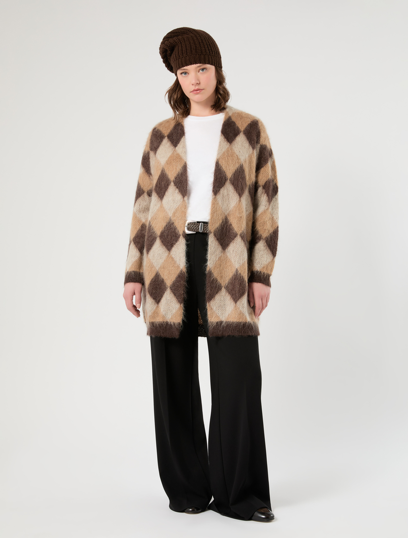 Mohair-blend maxi cardigan - Marina Rinaldi