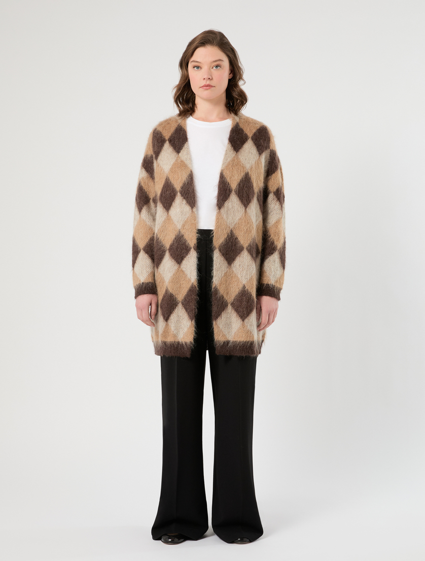 Mohair-blend maxi cardigan - BISCUIT - Marina Rinaldi - 3