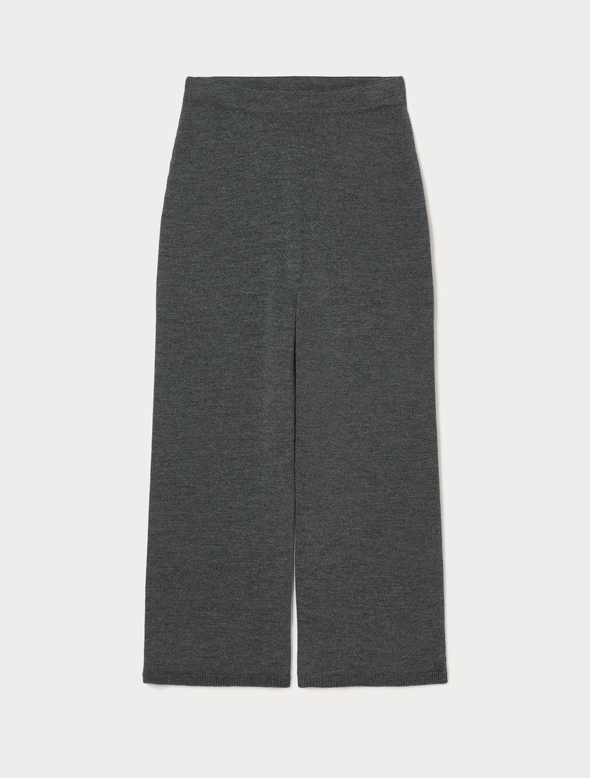 Knit trousers - DARK GREY - Marina Rinaldi
