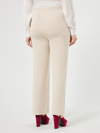 Wide-fit stretch viscose trousers - ICE - Marina Rinaldi - 4