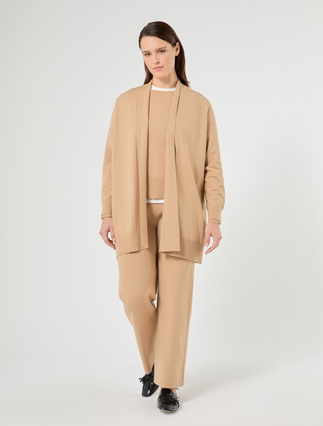 Wide-fit stretch viscose trousers - Marina Rinaldi