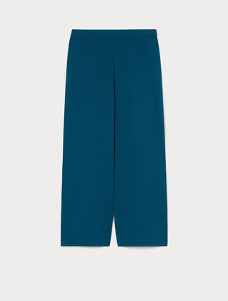 Wide-fit stretch viscose trousers - Marina Rinaldi
