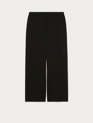 Wide-fit stretch viscose trousers - Marina Rinaldi