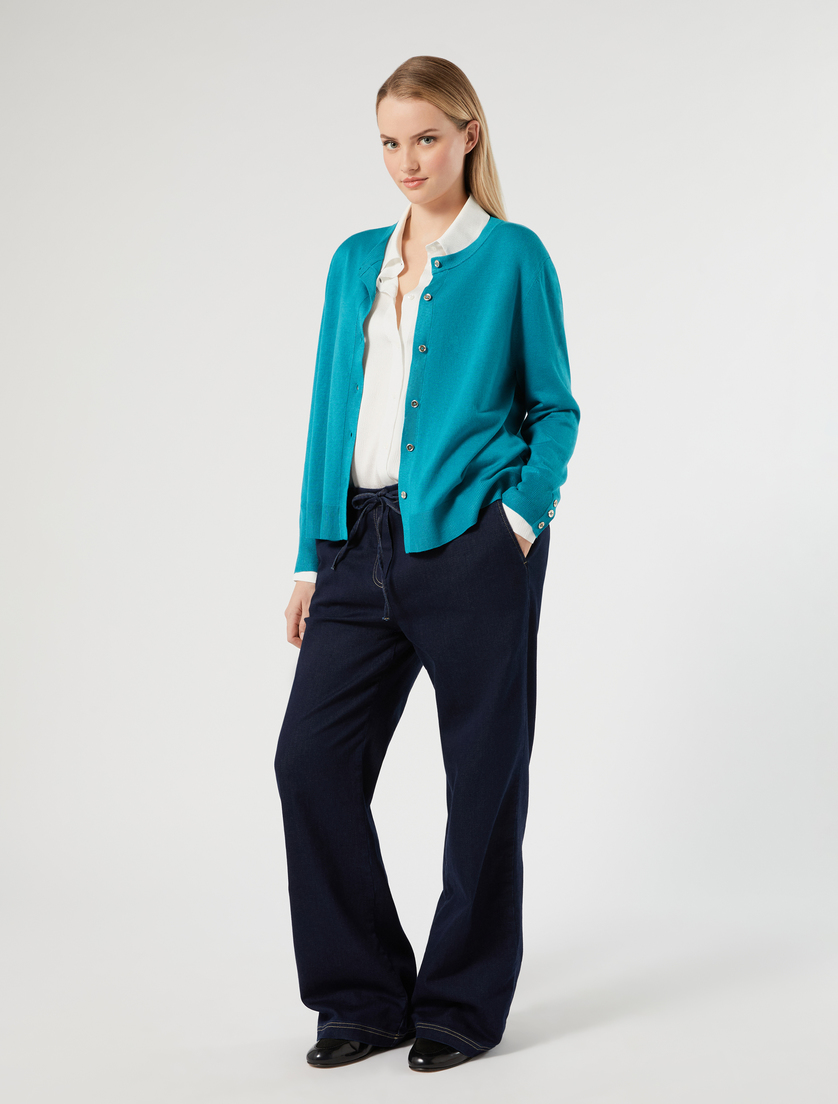 Stretch viscose cardigan - Marina Rinaldi