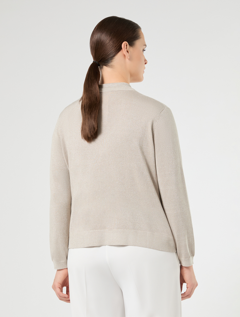 Cardigan aus Viskose mit Lurex - EIS - Marina Rinaldi - 4