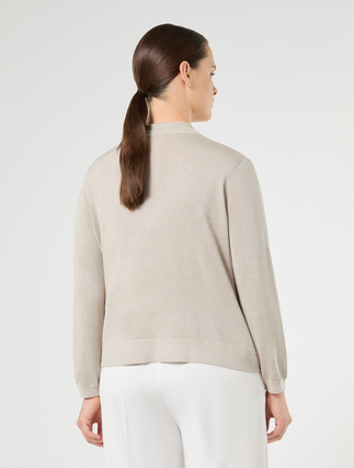 Cardigan aus Viskose mit Lurex - EIS - Marina Rinaldi - 4