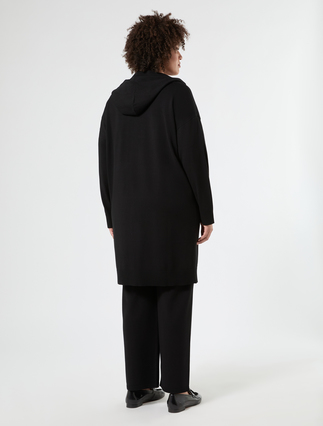 Maxi-Cardigan aus Viskose - SCHWARZ - Marina Rinaldi - 4