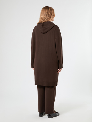 Maxi-Cardigan aus Viskose - KAKAO - Marina Rinaldi - 4