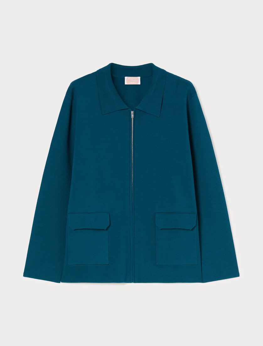 Viscose jacket - OIL - Marina Rinaldi