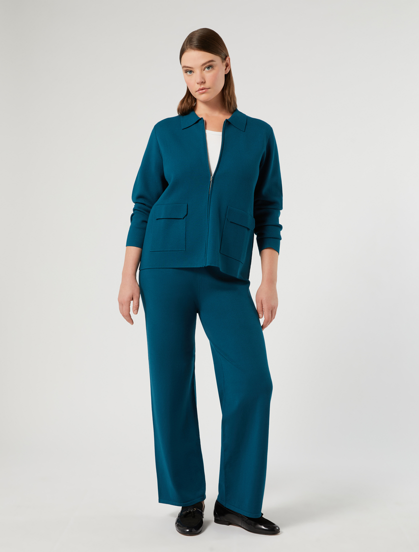 Viscose jacket - OIL - Marina Rinaldi - 2