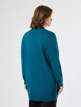 Long viscose cardigan - OIL - Marina Rinaldi - 4