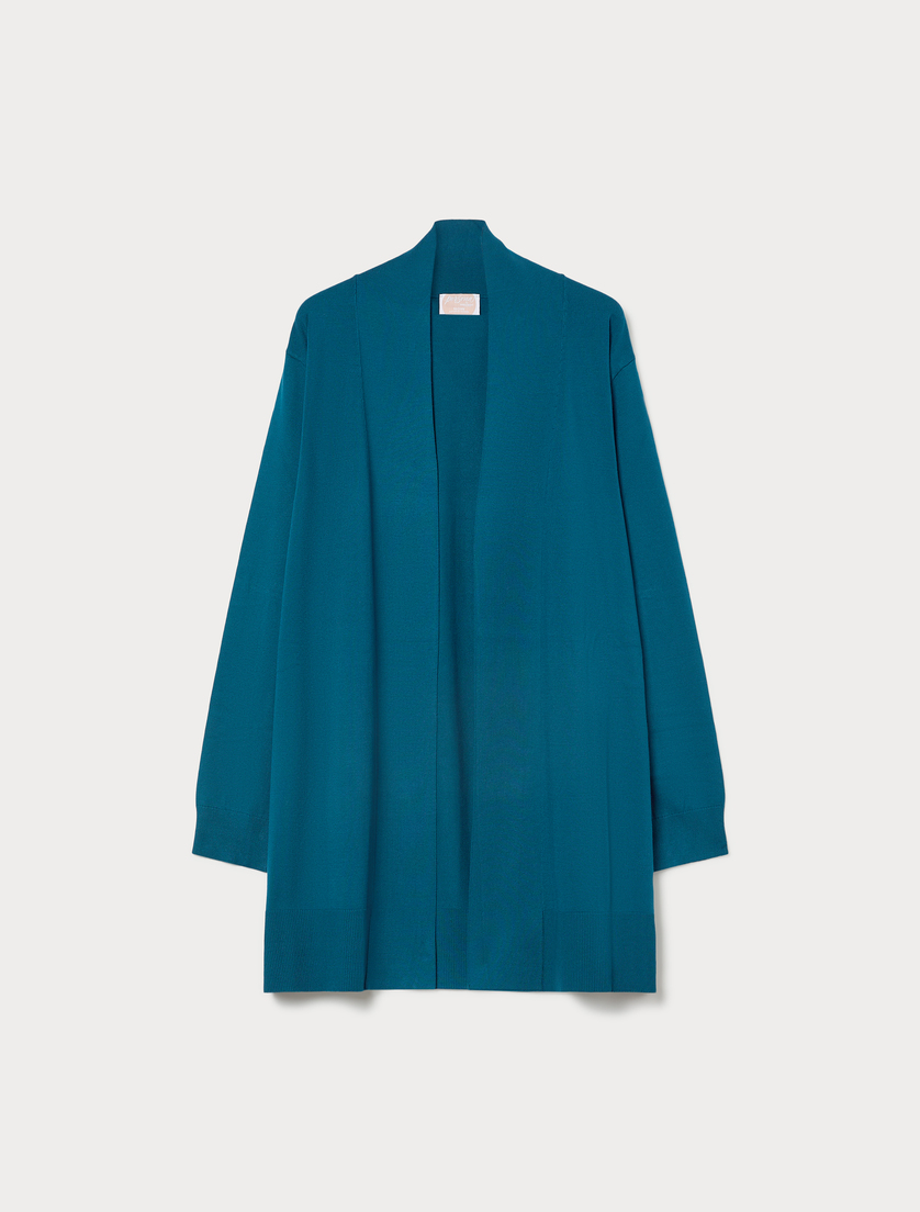 Long viscose cardigan - OIL - Marina Rinaldi