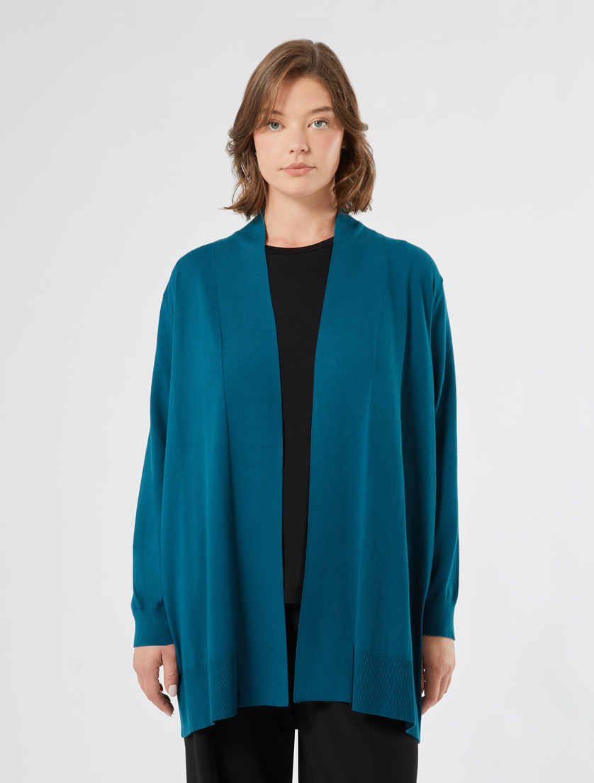 Long viscose cardigan - OIL - Marina Rinaldi - 3