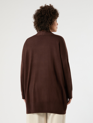 Wool-blend cardigan - COCOA - Marina Rinaldi - 4