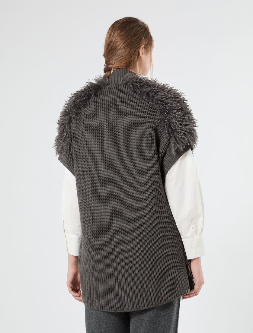 Strickweste - MITTELGRAU - Marina Rinaldi - 4