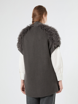 Strickweste - MITTELGRAU - Marina Rinaldi - 4