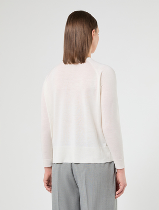 Maglia in pura lana - BIANCO - Marina Rinaldi - 4