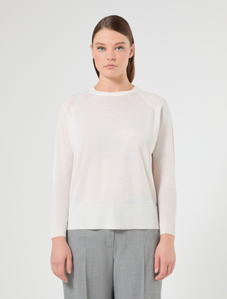 Maglia in pura lana - BIANCO