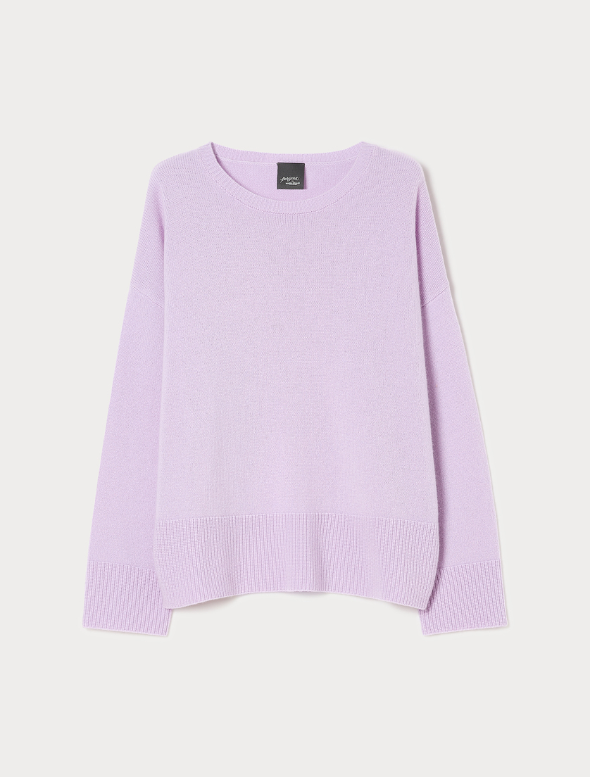 Wool sweater - LILAC - Marina Rinaldi
