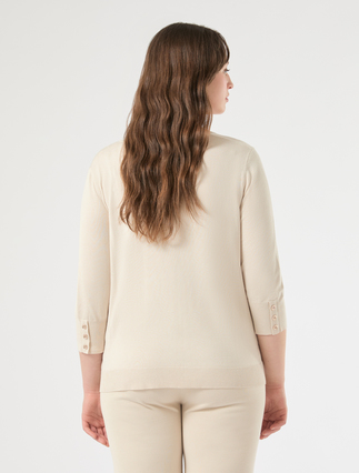 Stretch viscose sweater - ICE - Marina Rinaldi - 4