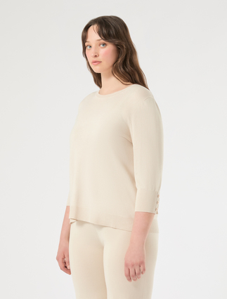 Stretch viscose sweater - ICE - Marina Rinaldi - 3