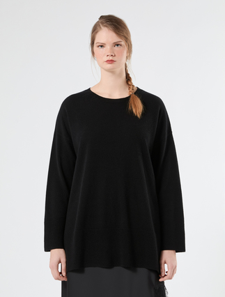 Wool sweater - BLACK - Marina Rinaldi - 3