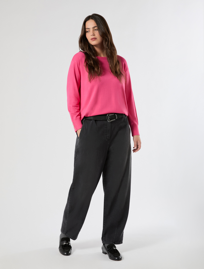 Stretch viscose sweater - Marina Rinaldi