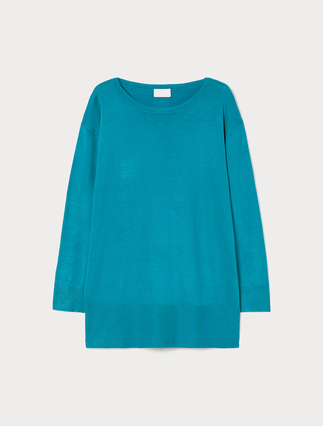 Stretch viscose sweater - Marina Rinaldi