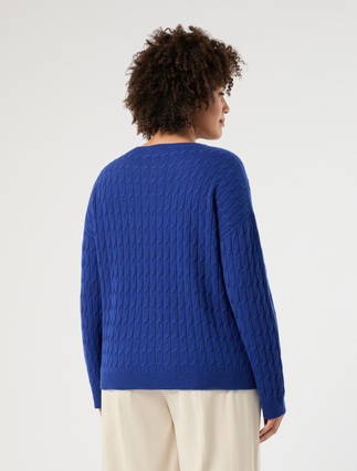Pullover aus Wolle und Kaschmir - LICHTBLAU - Marina Rinaldi - 4
