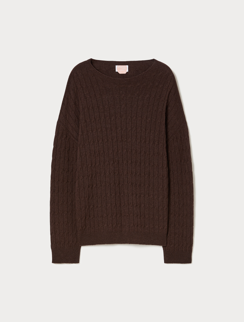Wool and cashmere sweater - COCOA - Marina Rinaldi