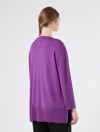 Wollpullover - DUNKEL VIOLETT - Marina Rinaldi - 4