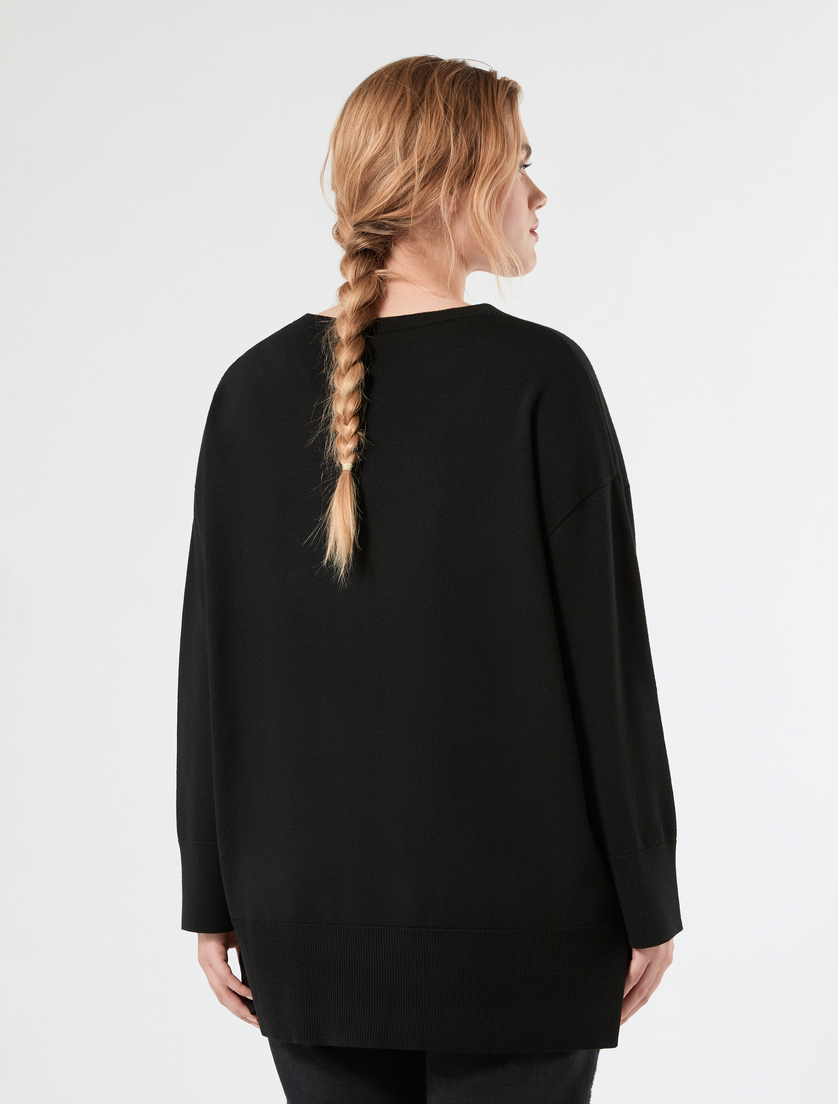 Wollpullover - SCHWARZ - Marina Rinaldi - 4