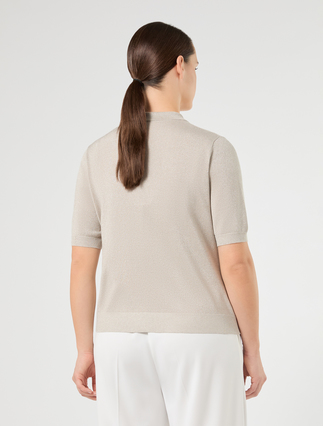 Viscose polo-neck sweater - ICE - Marina Rinaldi - 4