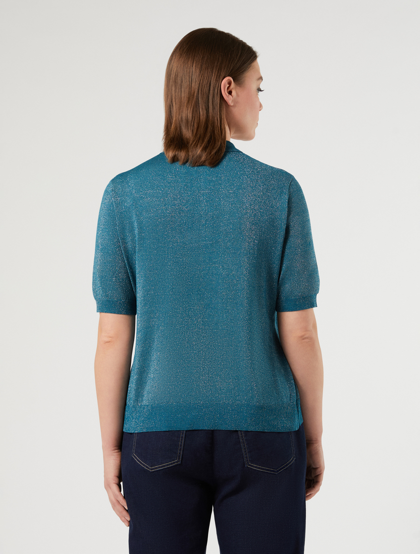 Viscose polo-neck sweater - OIL - Marina Rinaldi - 4