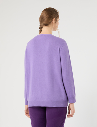 Wool and cashmere sweater - LILAC - Marina Rinaldi - 4