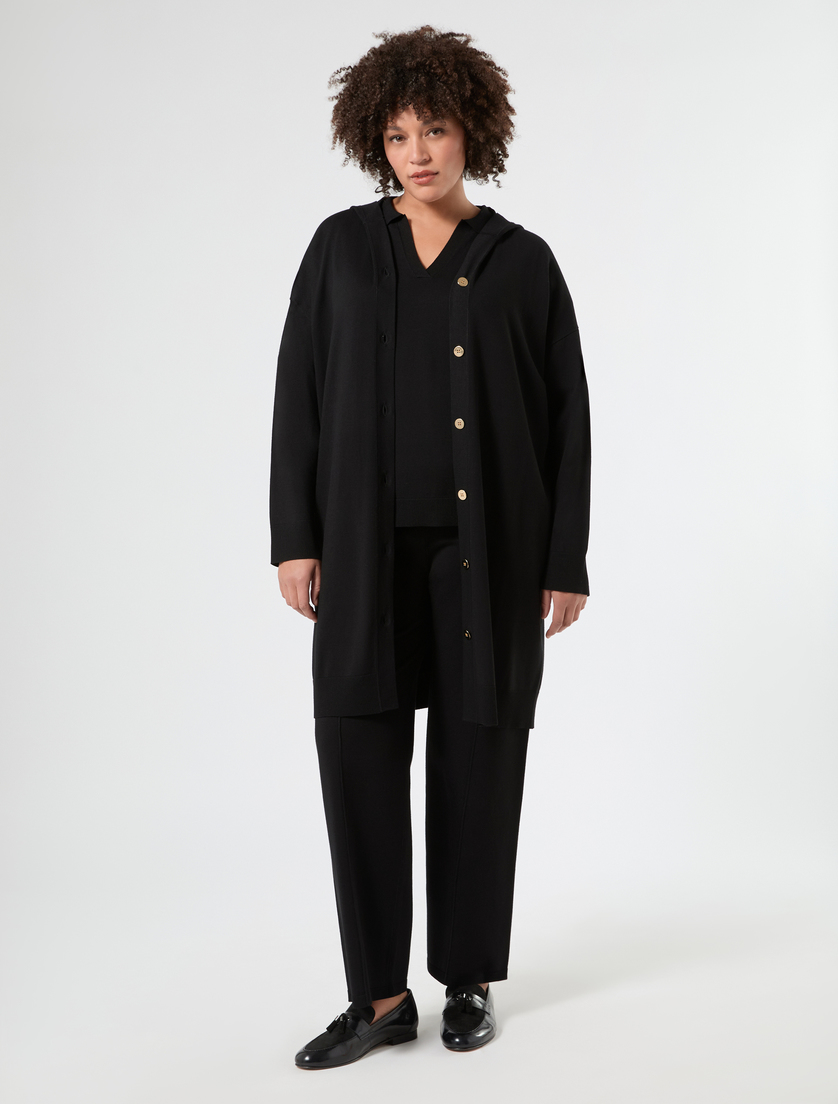 Sweter polo z wiskozy - Marina Rinaldi