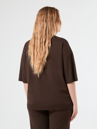 Viscose polo sweater - COCOA - Marina Rinaldi - 4