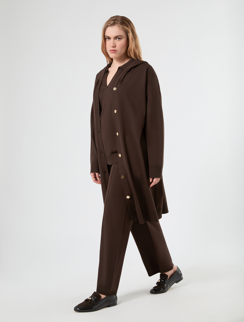 Sweter polo z wiskozy - Marina Rinaldi