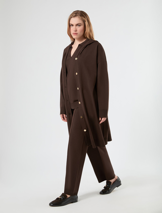 Sweter polo z wiskozy - Marina Rinaldi