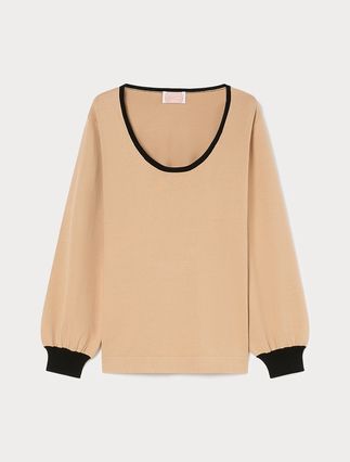 Stretch viscose sweater - Marina Rinaldi